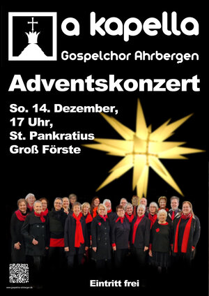 Bild vergr&ouml;&szlig;ern: A Kapella Adventskonzert Gro&szlig; F&ouml;rste 2025