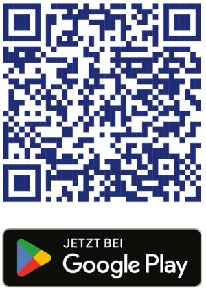 Bild vergr&ouml;&szlig;ern: QR Code zum herunterladen im Google Play Store